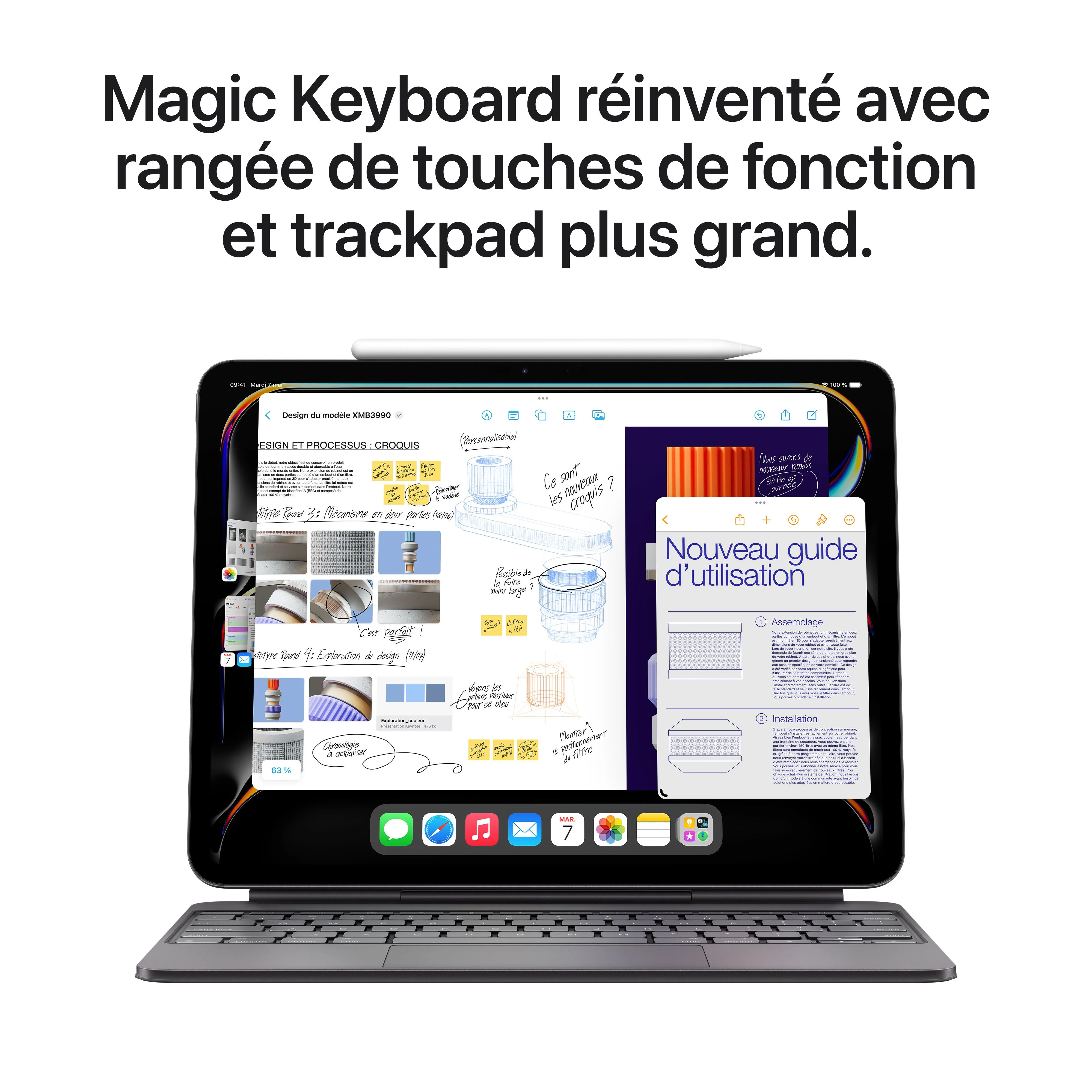 iPad Pro 13 pouces Wi-Fi 1 To Verre nano-texturé - Noir sidéral (M4) - Image 9